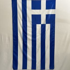 Greece Flag 3x5 Ft Blue White Greek Banner Anley Polyester
